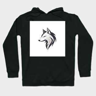 Frost Moon Wolf Shadow Hoodie